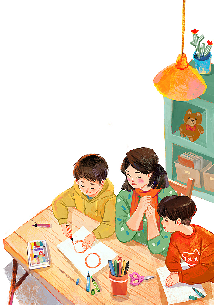 橘光（图ZMzc1MjY0Mjg0） - 儿童插画 - 站酷设计师AmeiLili原创素材 - 站酷ZCOOL