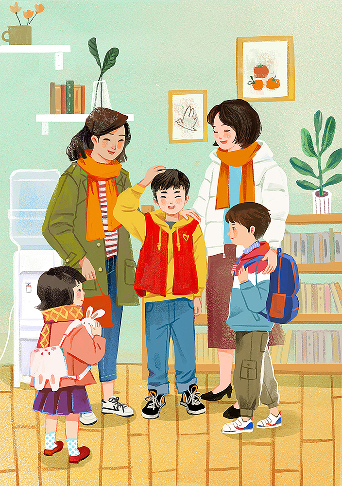 橘光（图ZMzc1MjY0NTMy） - 儿童插画 - 站酷设计师AmeiLili原创素材 - 站酷ZCOOL
