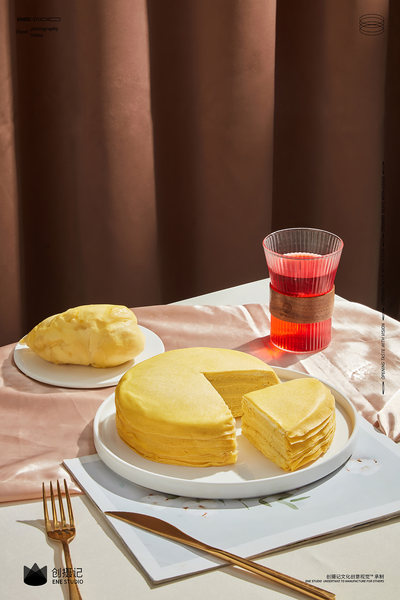 产品摄影 | 爸爸糖 榴莲千层