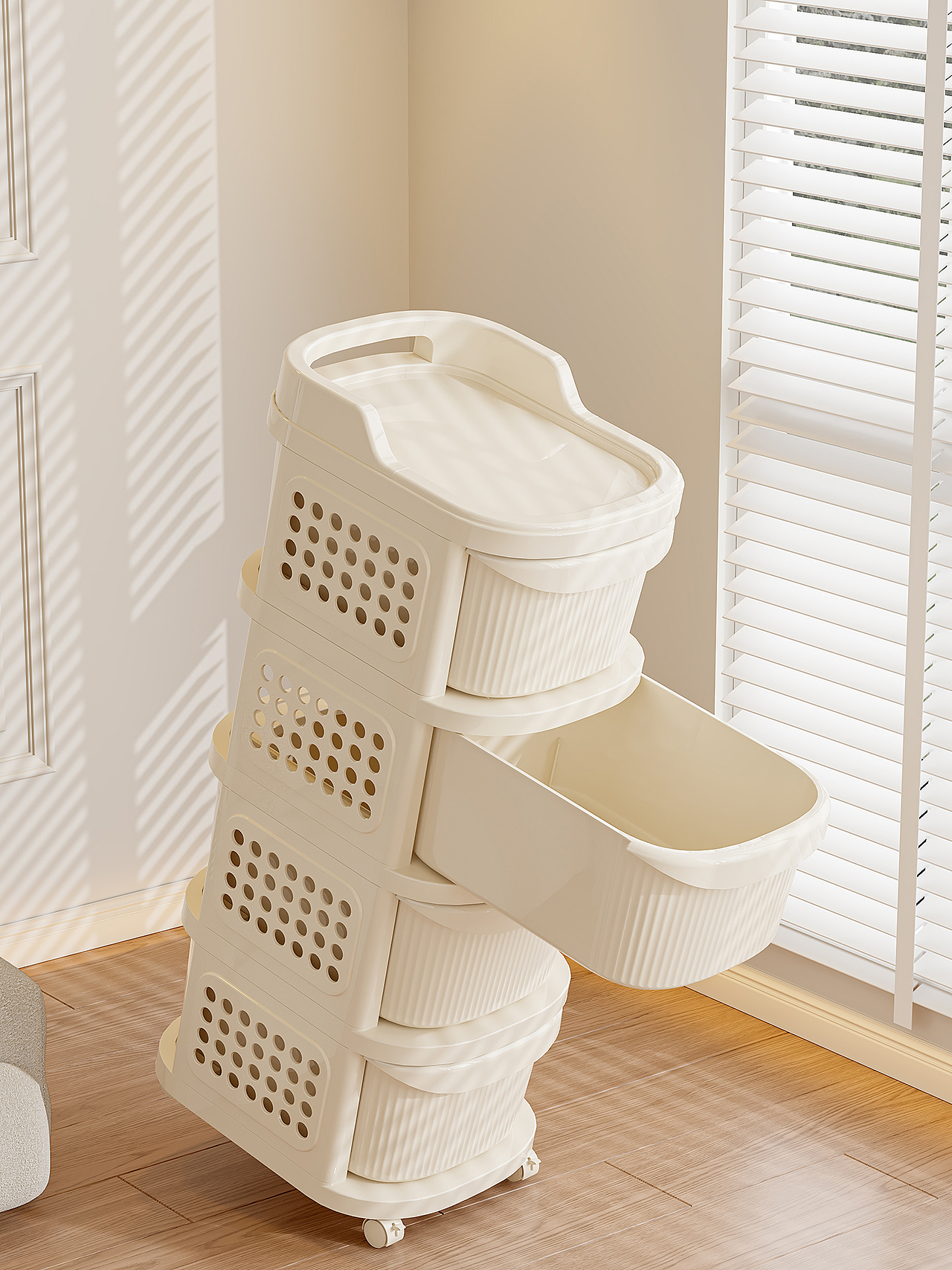 日用品收纳柜产品渲染案例