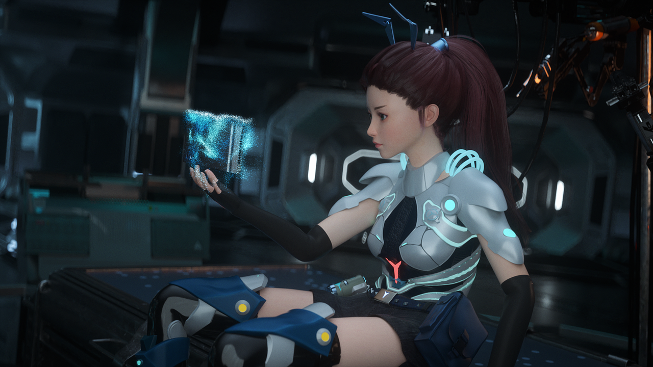 虚拟人角色动画