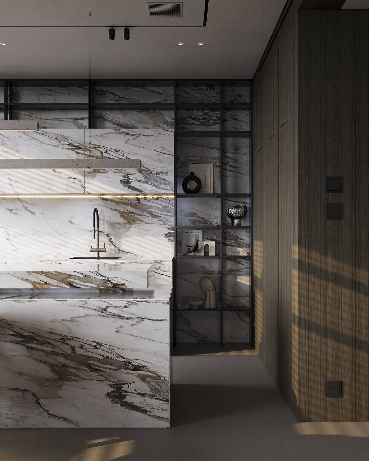 渲染作品CGI 顶层公寓 part-2（图ZMzc1MjgwNDUy） - 家装设计 - 站酷设计师影构视觉原创素材 - 站酷ZCOOL