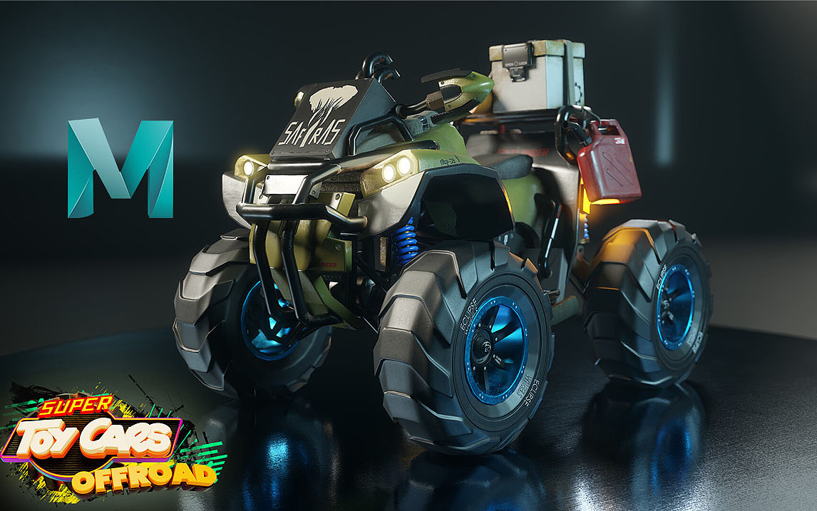 Maya-硬表面山地摩托机车模型制作教程。maya建模基础（图ZMzc1MjkyOTQw） - 场景 - 站酷设计师Alan安澜原创素材 - 站酷ZCOOL