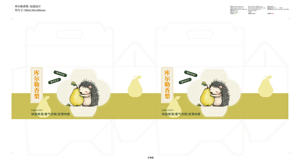 AIGC最实用的商业应用-巴州特产之水果系列包装设计