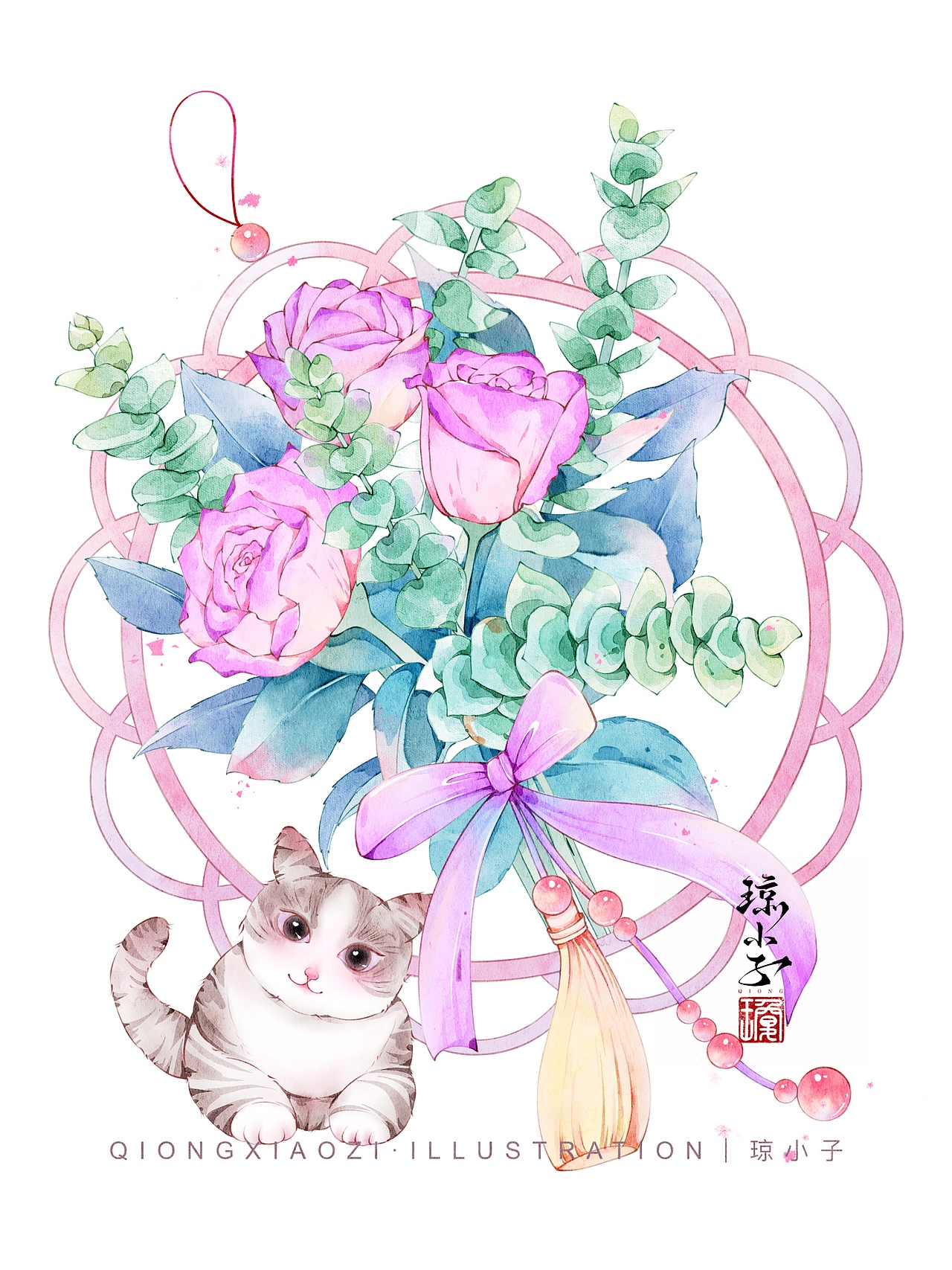 古风花卉合集（图ZMzc1MzE1MTky） - 商业插画 - 站酷设计师画画的琼光原创素材 - 站酷ZCOOL