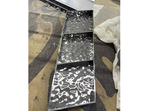 不锈钢水波纹壁龛 金属壁龛置物柜定制