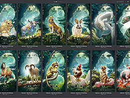 #中国十二生肖#「丛林版」