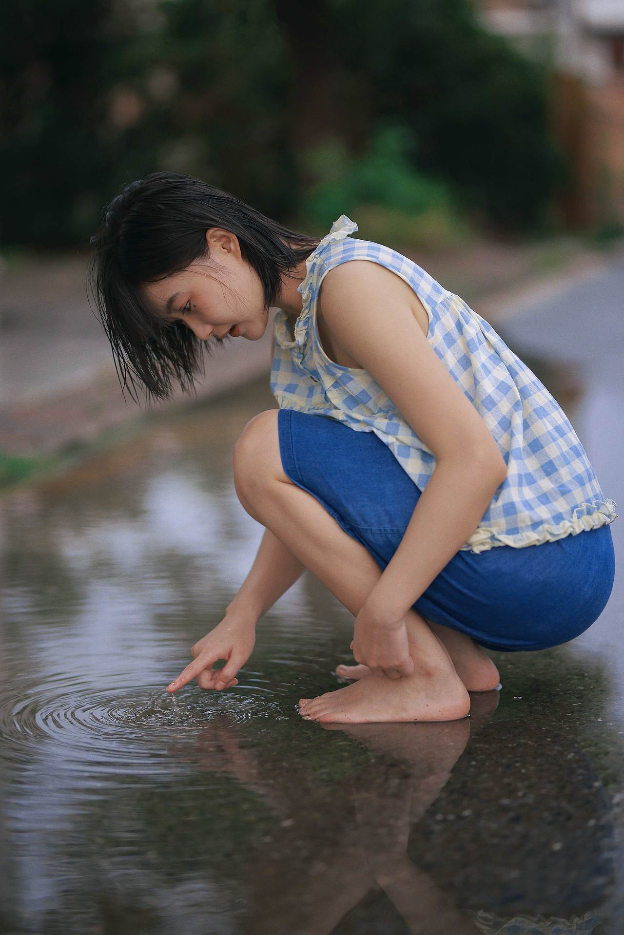 一雨入秋（图ZMzc1MzI5NDgw） - 人像摄影 - 站酷设计师midy有岸原创素材 - 站酷ZCOOL
