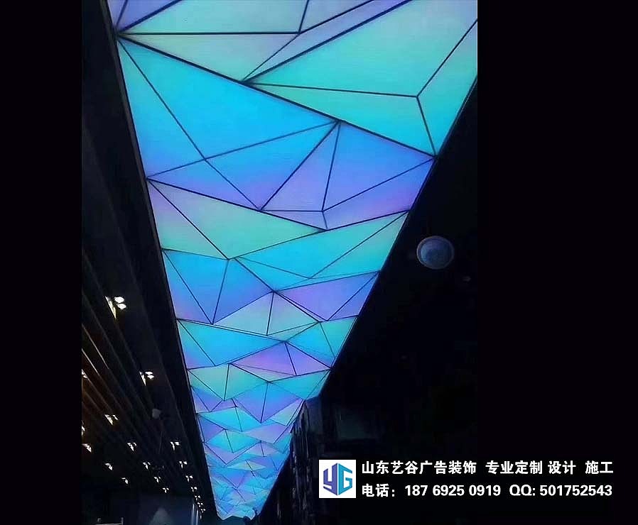 走廊软膜吊顶（图ZMzc1MzM5MTcy） - 酒店餐饮设计 - 站酷设计师艺谷广告灯箱工厂原创素材 - 站酷ZCOOL