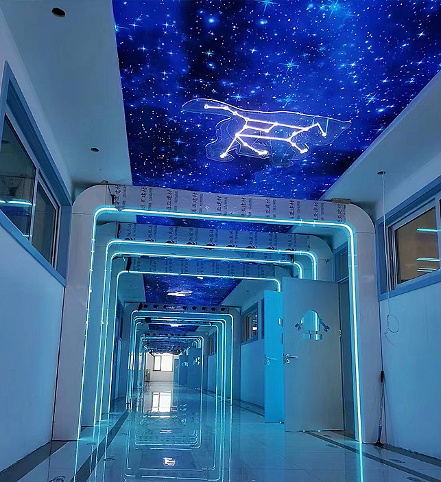 走廊软膜吊顶（图ZMzc1MzM5MTc2） - 酒店餐饮设计 - 站酷设计师艺谷广告灯箱工厂原创素材 - 站酷ZCOOL