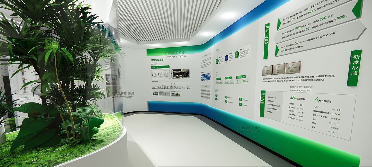 药业展厅设计