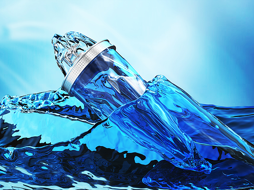 漂浮在酒瓶的冰山丨白酒包装设计丨酒瓶设计丨酒包装