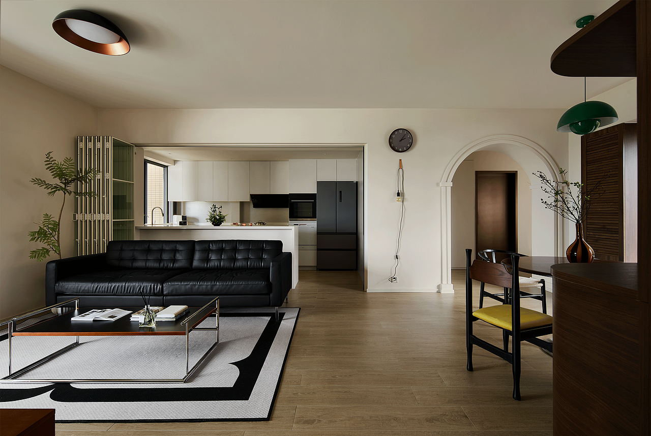 陈智超设计丨自由开合的厅与室，让家的互动多一些