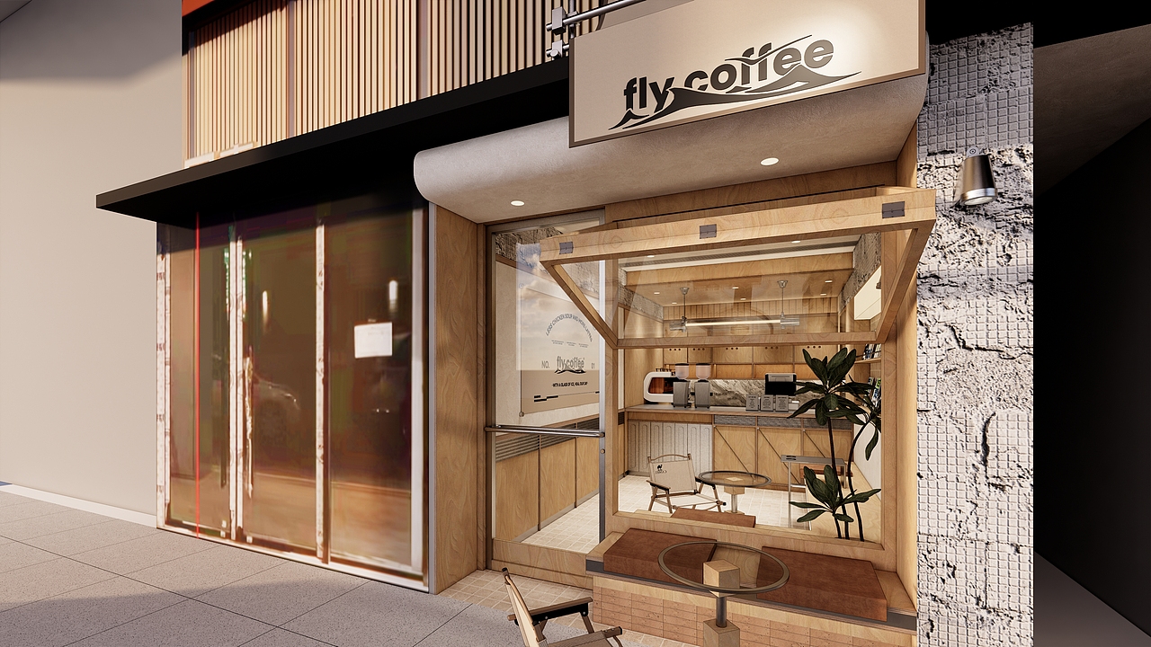 原创设计丨斐跃咖啡国泰中心店（图ZMzc1MzYzMDc2） - 商业空间设计 - 站酷设计师盒子构造空间设计原创素材 - 站酷ZCOOL