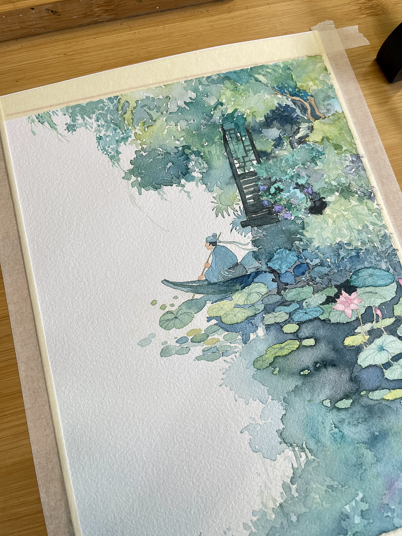 水彩画古诗（图ZMzc1MzY0NTQ4） - 艺术插画 - 站酷设计师栊樱Mercy原创素材 - 站酷ZCOOL