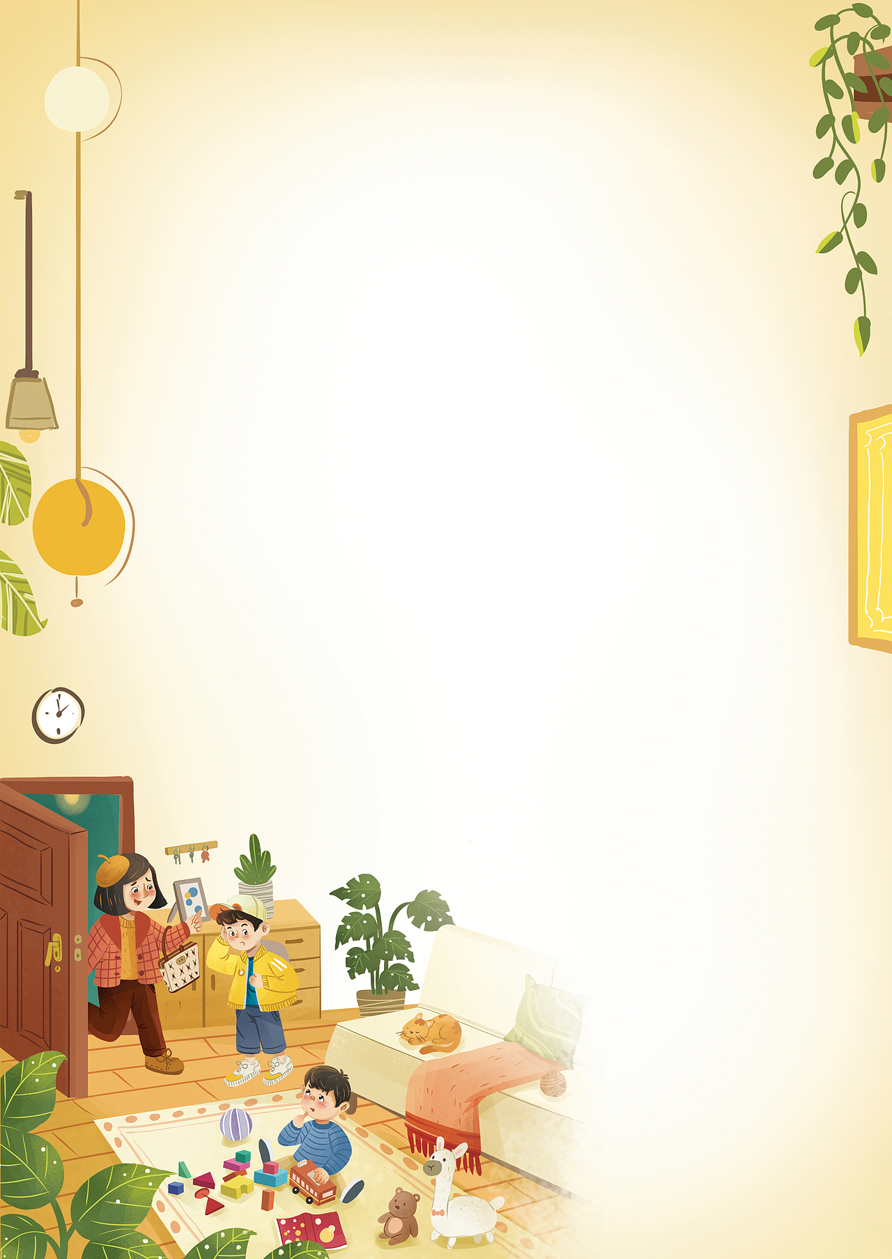 学生作文配图（图ZMzc1MzczMDk2） - 儿童插画 - 站酷设计师蘑菇月Jan原创素材 - 站酷ZCOOL