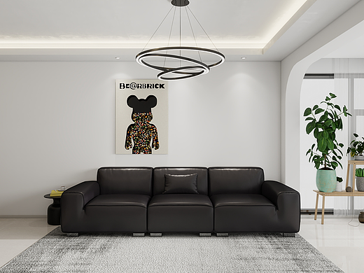 四川简阳佰盛隆湖盛璟（110平方现代简约三居室）