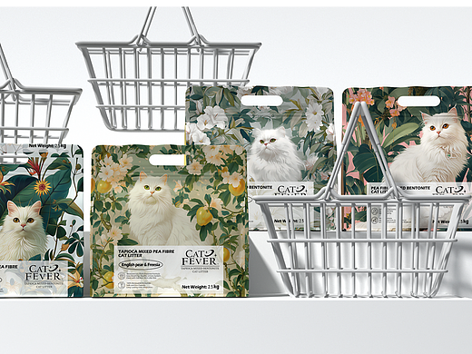 亚宠展参展产品 | 美国净钻花样猫砂系列