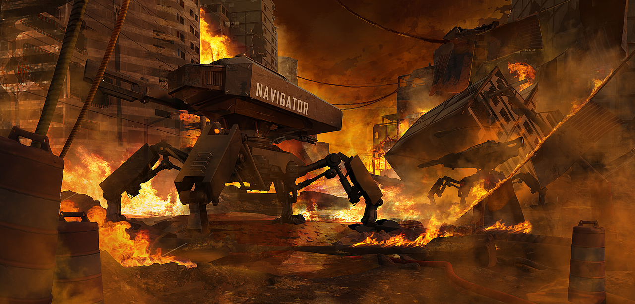 黑焰影视概念设计45期学员作品分享