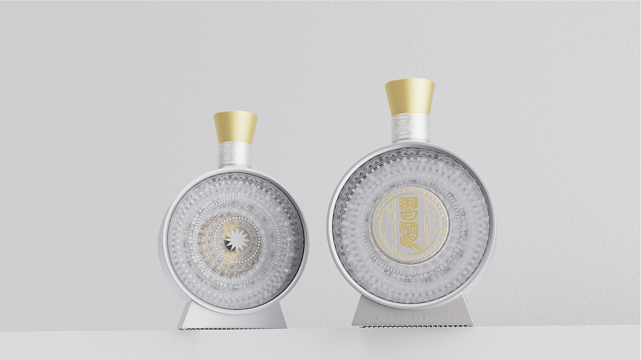 苗族银饰的灵韵丨白酒包装设计丨酒瓶设计丨酒盒包装（图ZMzc1MzkzNjg0） - 包装 - 站酷设计师柏星龙设计原创素材 - 站酷ZCOOL