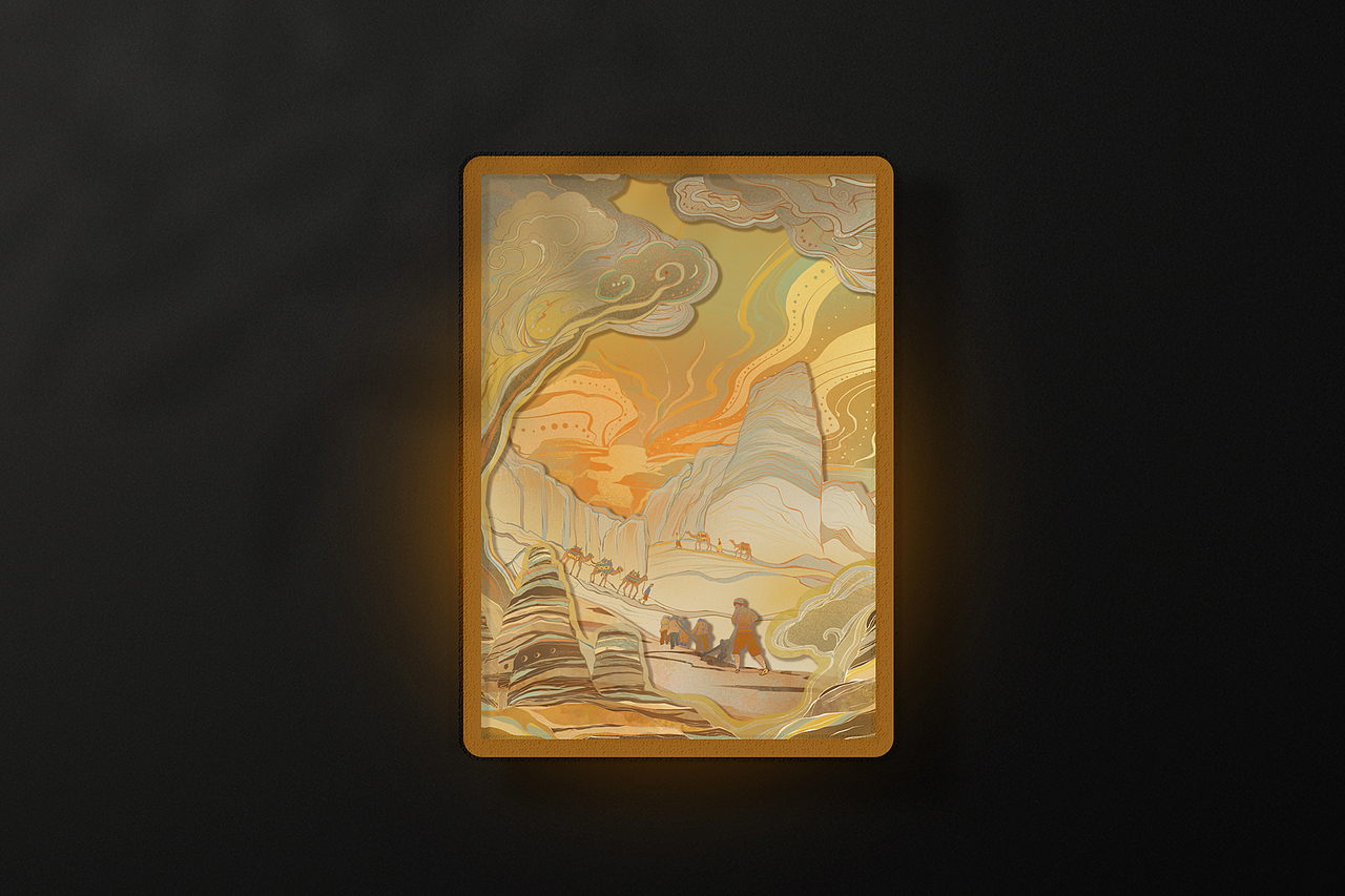 系列产品——多层纸雕灯