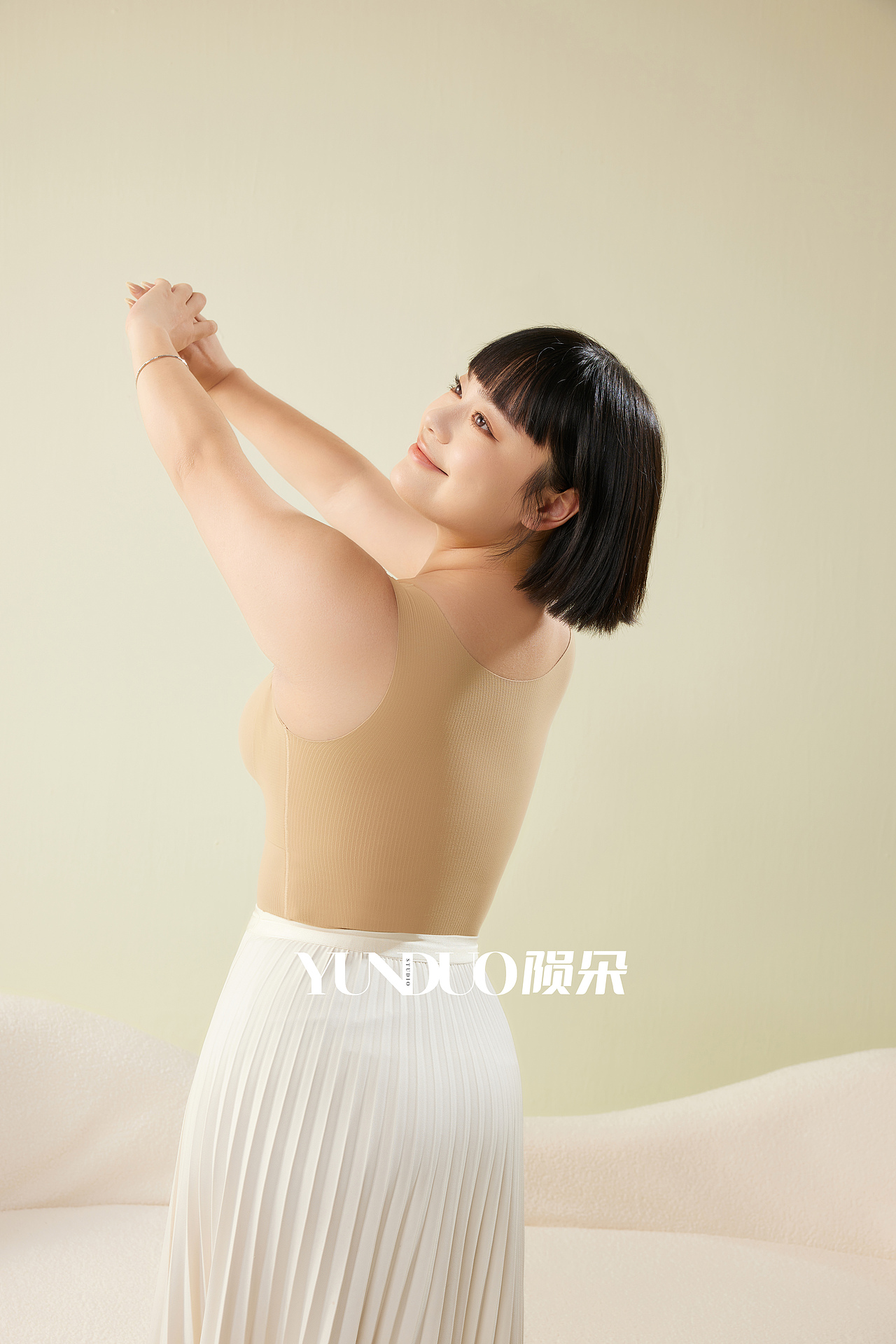 大码背心 舒适背心 舒适打底背心 聚拢背心拍摄案例