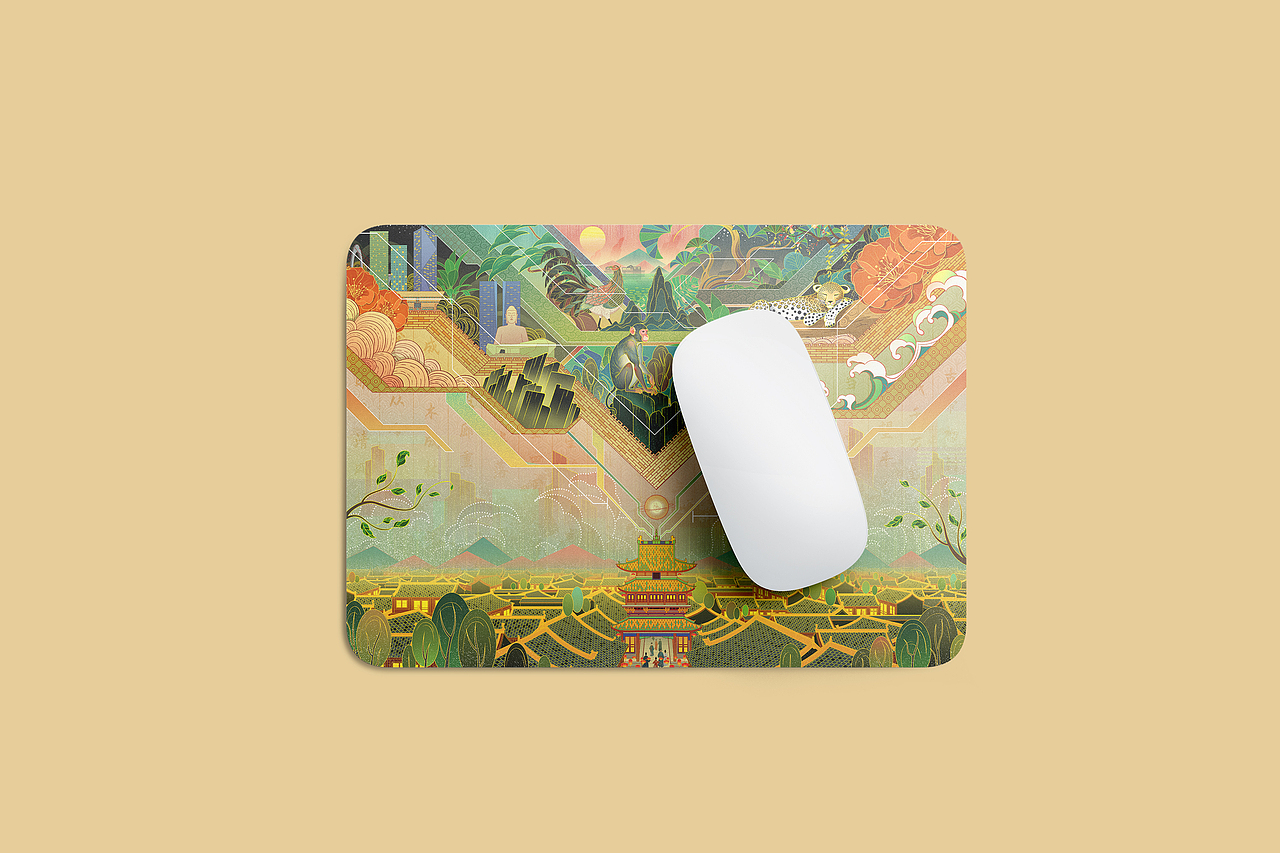 古韵新潮 和谐共生（图ZMzc1NDI3NzU2） - 商业插画 - 站酷设计师Z酒肆design原创素材 - 站酷ZCOOL