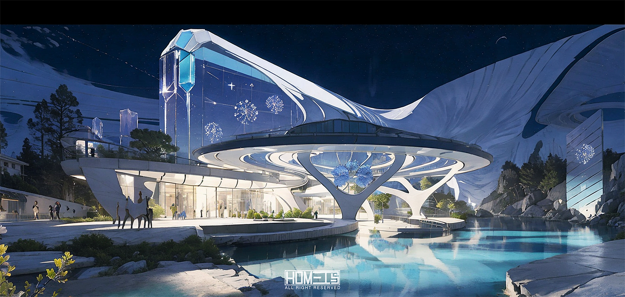 stable diffusion-lora-未来城市