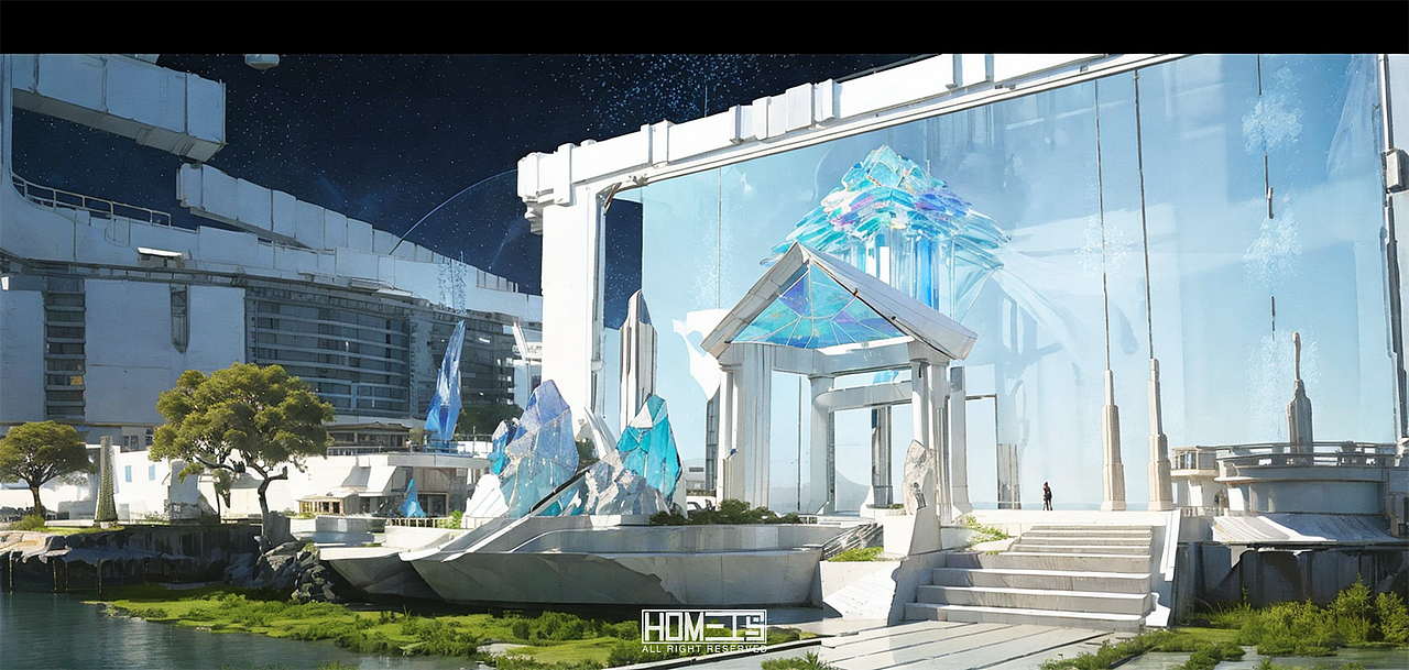 stable diffusion-lora-未来城市