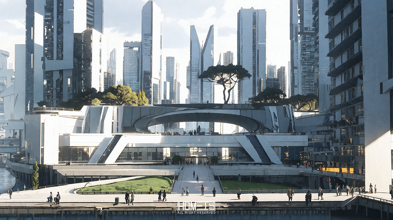 stable diffusion-lora-未来城市