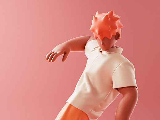 3D人物插画