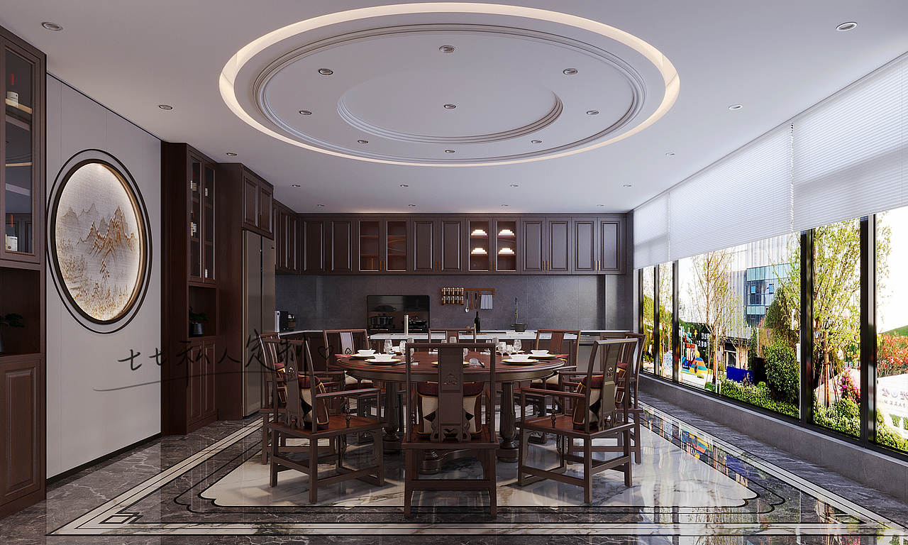 新中式别墅，自带“大片特效”的家！（图ZMzc1NDUyMTM2） - 家装设计 - 站酷设计师你的私人定制柒原创素材 - 站酷ZCOOL