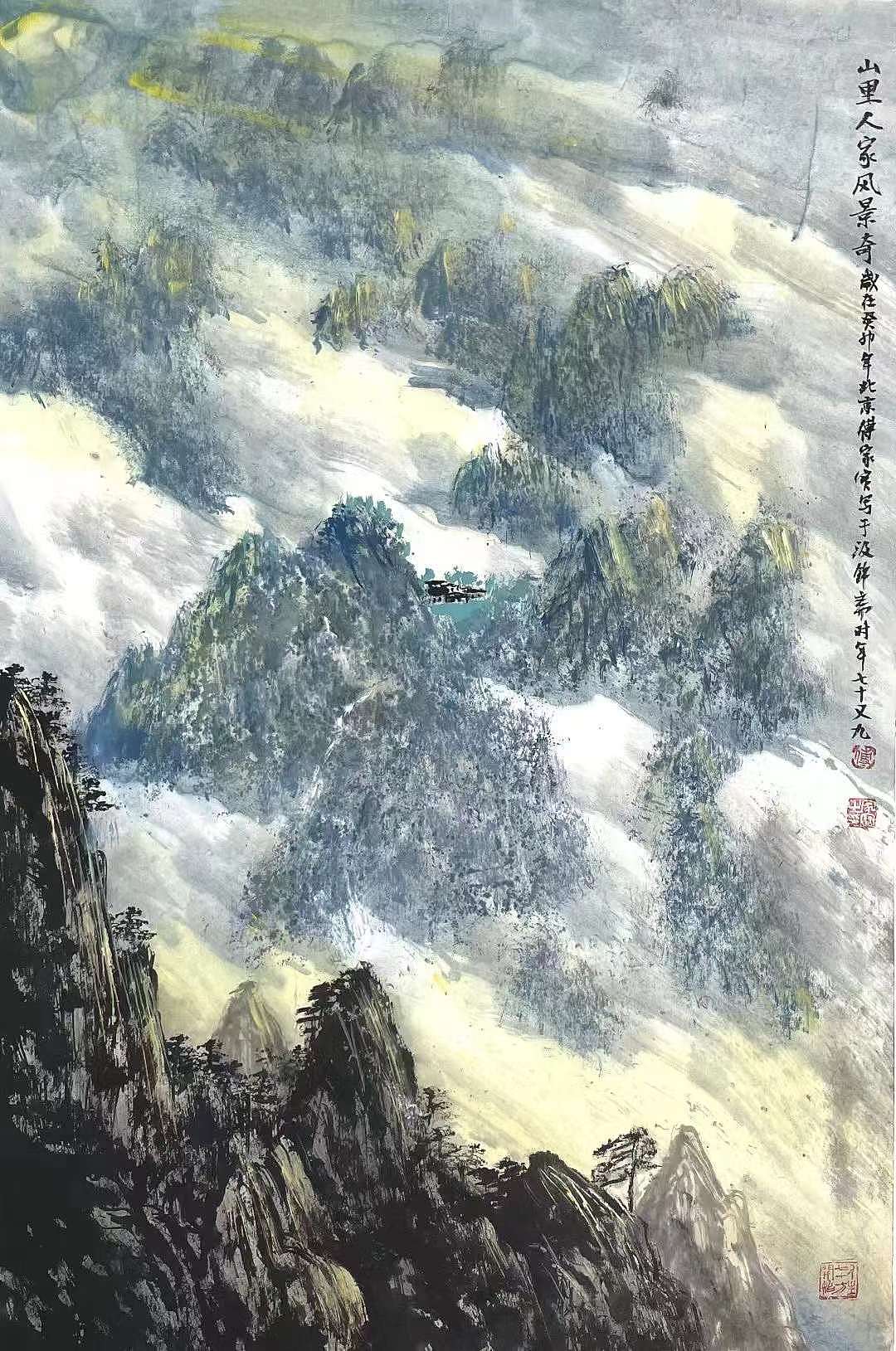 画家傅云石山水画作品价格13718748166