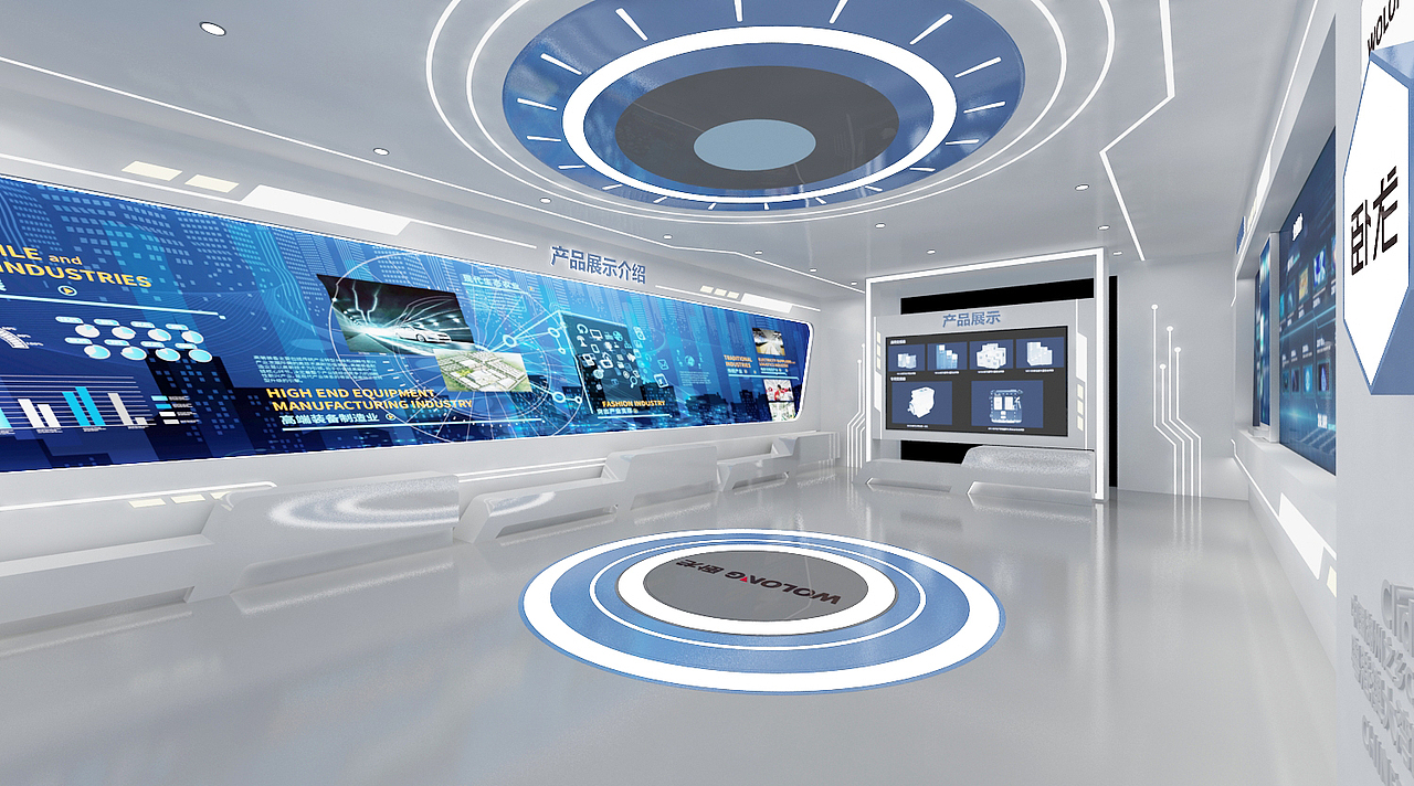 卧龙展厅3D效果图