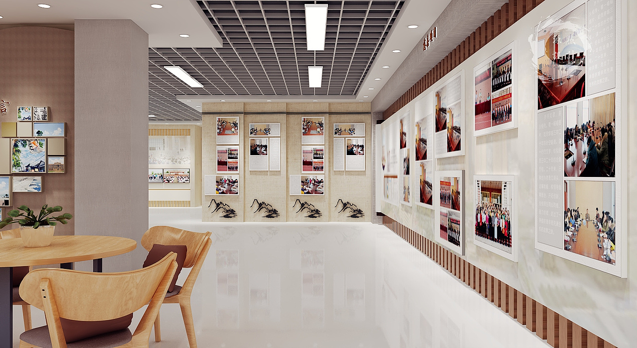 中式慈善主题文化馆（图ZMzc1NTA1NTQ4） - 展陈设计 - 站酷设计师奶茶加错盐原创素材 - 站酷ZCOOL