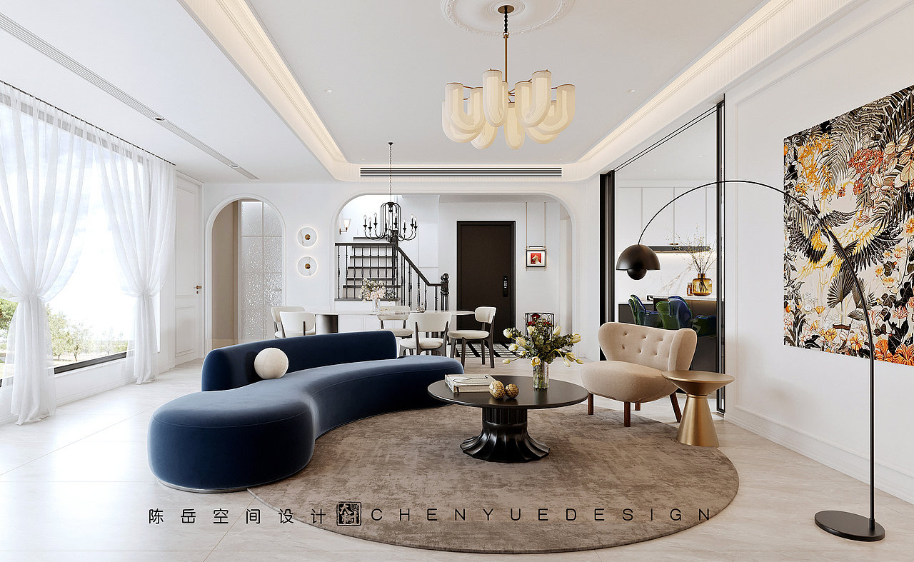 陈岳作品 | 金茂逸墅 优雅法式（图ZMzc1NTA5MDEy） - 家装设计 - 站酷设计师ATDESIGN陈岳原创素材 - 站酷ZCOOL