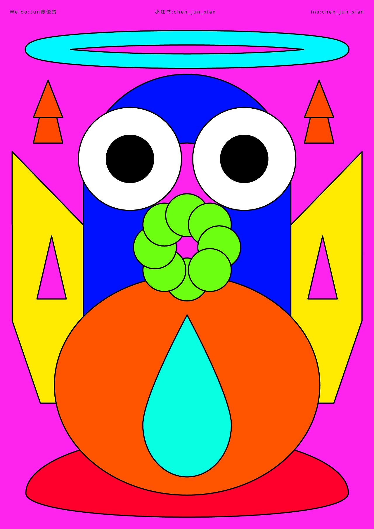 几何生物 / GEOMETRIC CREATURE（图ZMzc1NTE0NTAw） - 新锐潮流插画 - 站酷设计师Jun_陈俊贤原创素材 - 站酷ZCOOL