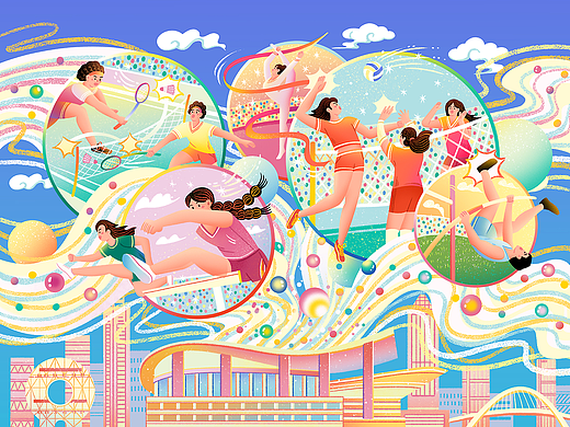 绘广州·画全运-2025穗城全运绮梦