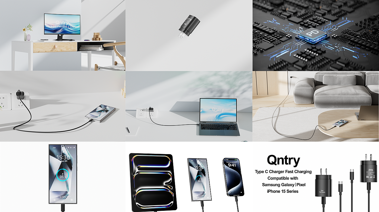 SamSung Type C Charger 充电器动画