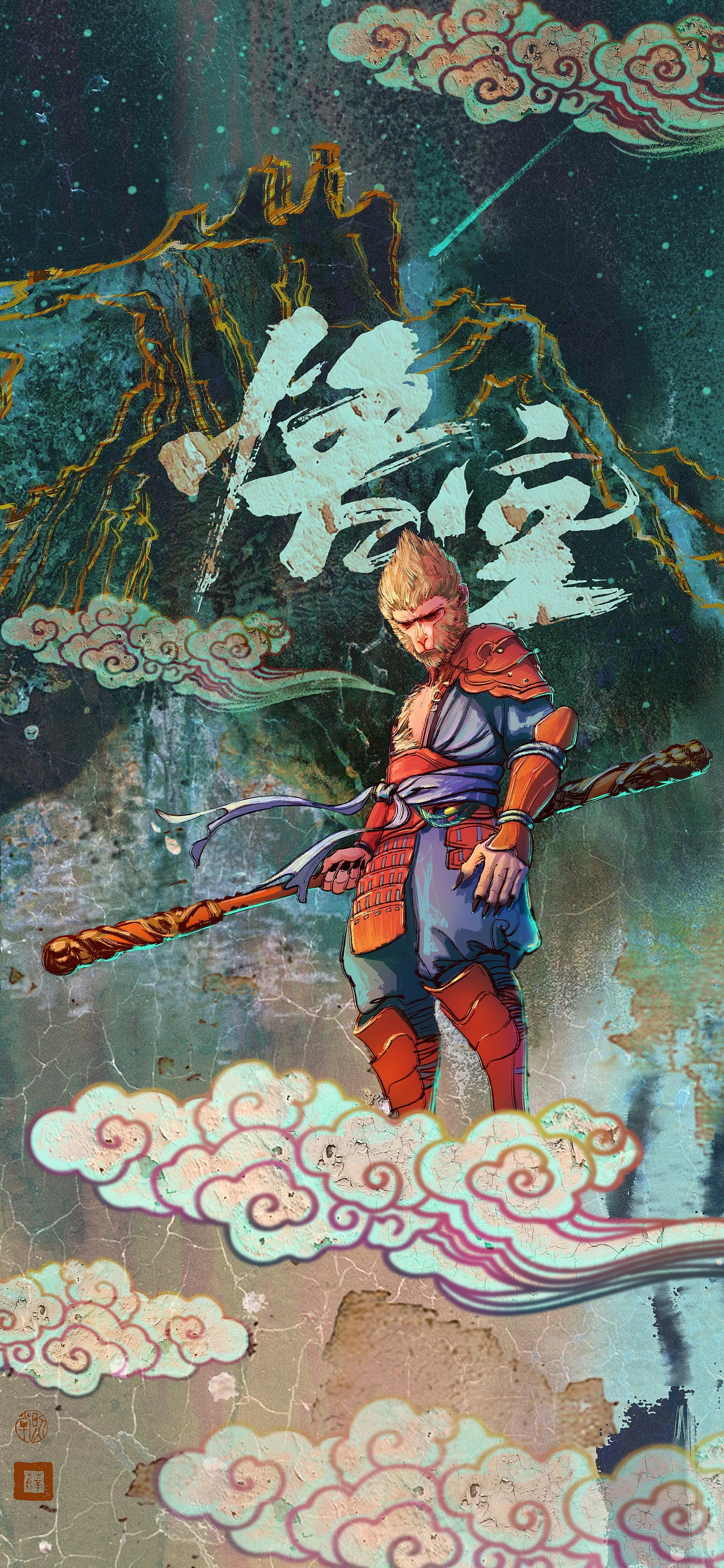 直面天命（图ZMzc1NTMwNzM2） - 艺术插画 - 站酷设计师靴嘎嘎原创素材 - 站酷ZCOOL