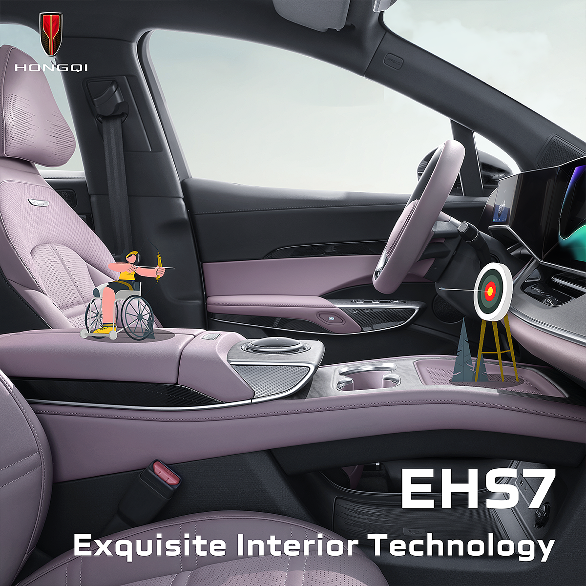 紅旗汽車與運動結合——殘奧（圖ZMzc1NTMxODQw） - 海報 - 站酷設計師流星創(chuàng)意原創(chuàng)素材 - 站酷ZCOOL