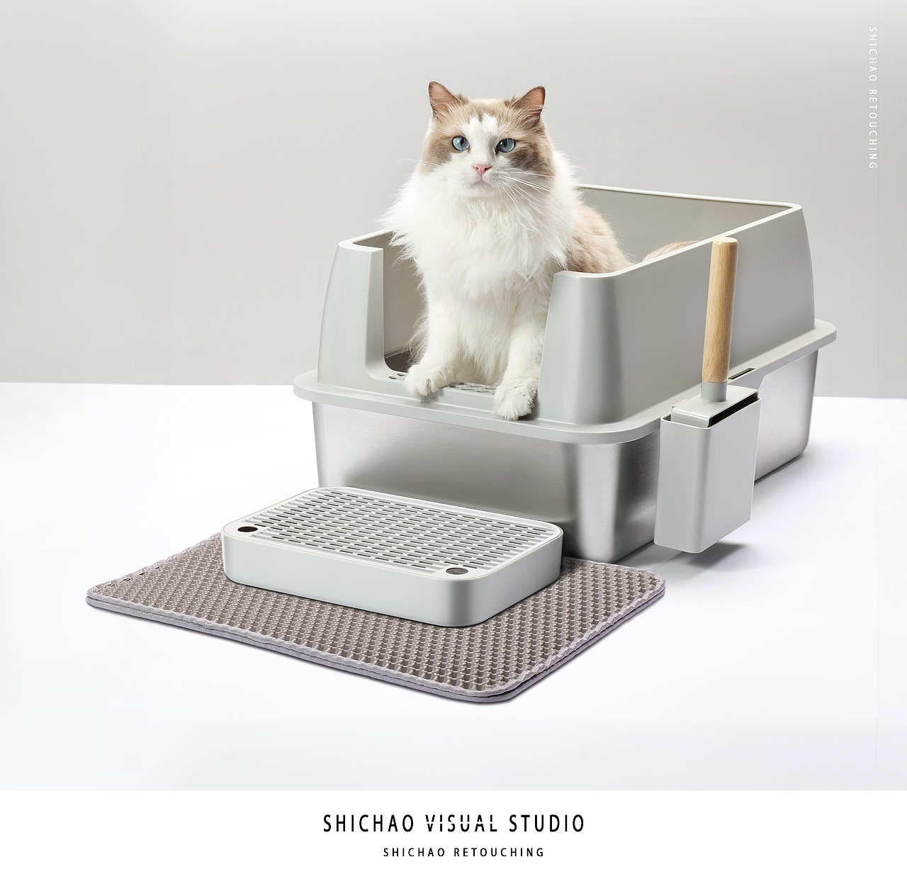 猫砂盆产品精修图（图ZMzc1NTM3Njg0） - 修图/后期 - 站酷设计师仕超商业修图原创素材 - 站酷ZCOOL