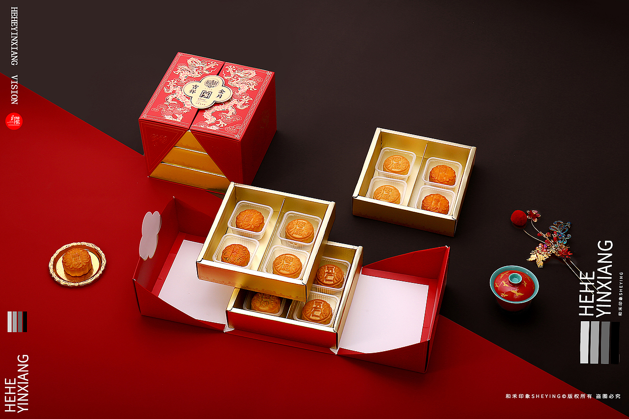 中秋礼盒 | 稻香村 | 和禾印象（图ZMzc1NTQ1MjY0） - 产品摄影 - 站酷设计师和禾印象原创素材 - 站酷ZCOOL