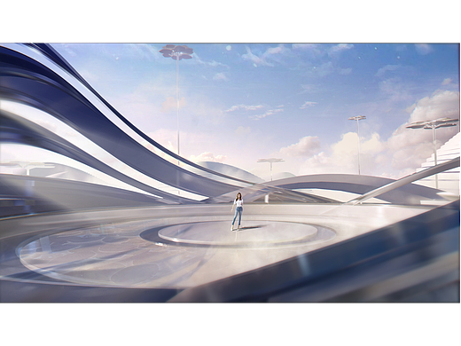 场景概念设计-（AI+PS）