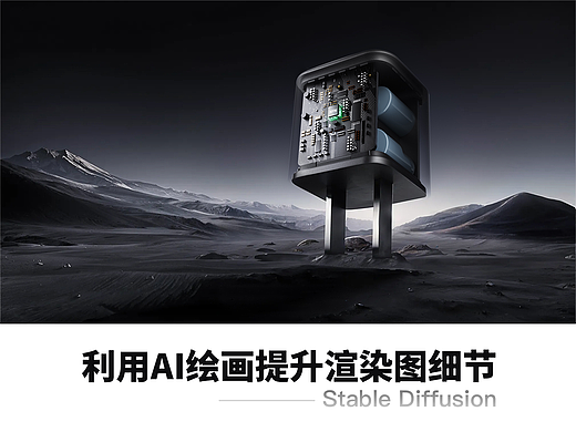 利用AIGC绘画提升渲染图细节的探索