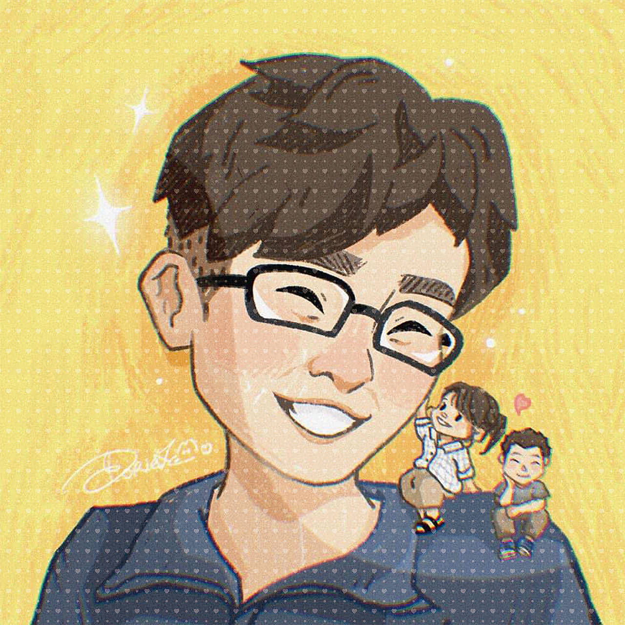 似颜绘集合（二）（图ZMzc1NTUxMDMy） - 创作习作 - 站酷设计师曾靖轩Dorie原创素材 - 站酷ZCOOL