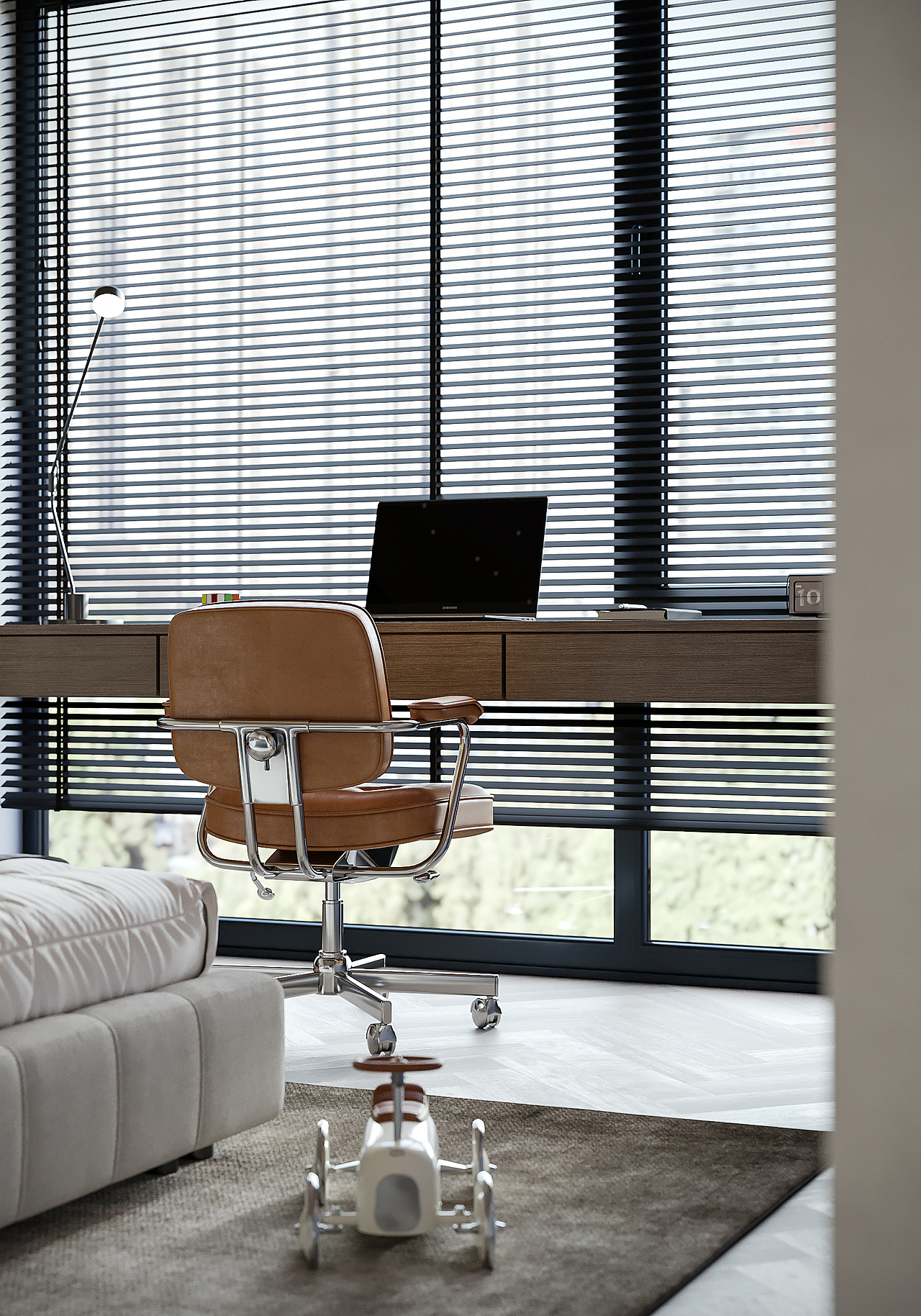 现代轻奢风格效果图表现