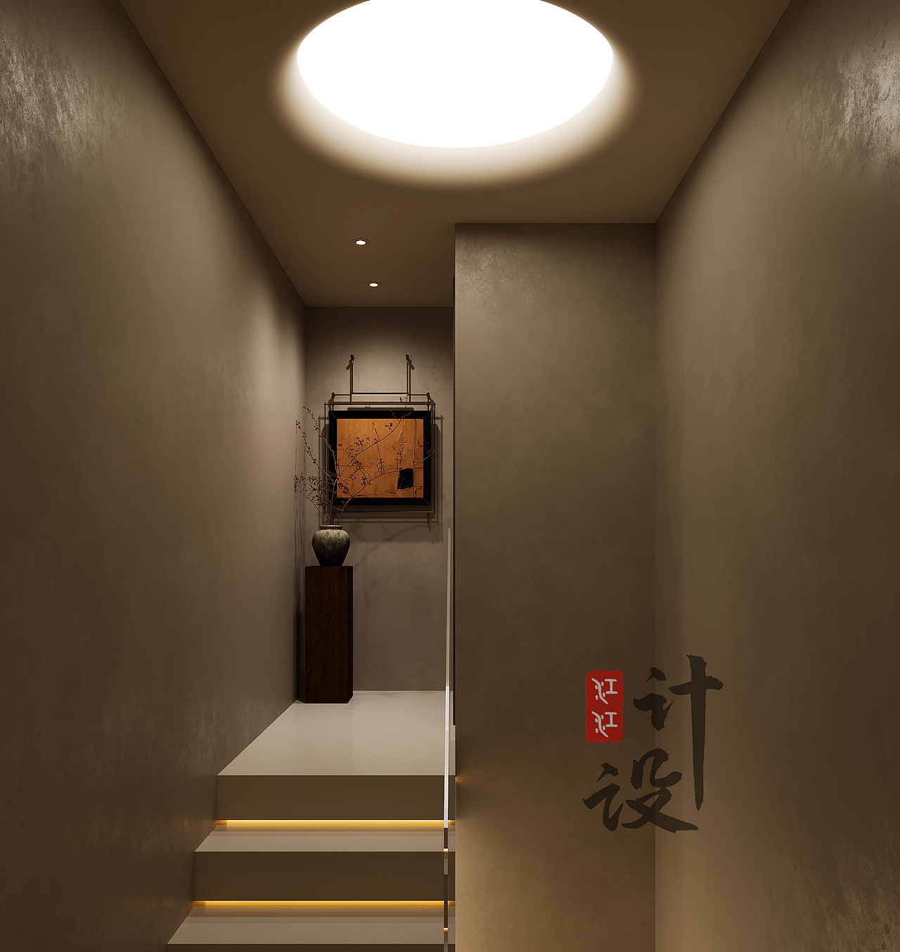 哎呦设计表现·中古风复式洋房（图ZMzc1NTU5NDAw） - 家装设计 - 站酷设计师IU表现原创素材 - 站酷ZCOOL