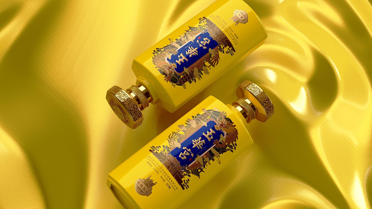 一款来自陕西文化的酱香型白酒-玉华宫窖藏设计方案