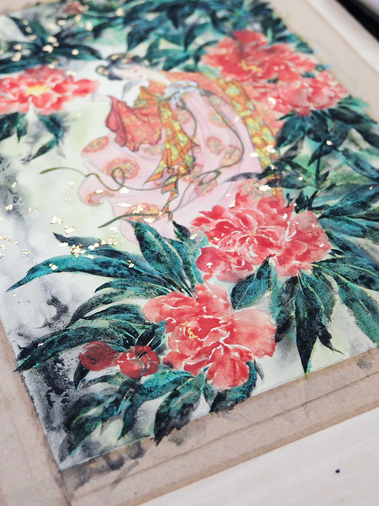 十二花神之石榴花（图ZMzc1NTg0Njgw） - 绘画 - 站酷设计师画家董洁莹原创素材 - 站酷ZCOOL